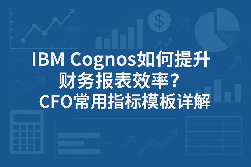 IBM Cognos如何提升财务报表效率？CFO常用指标模板详解